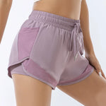 Yoga Wear Sports Fitness Shorts Women's Sports Bodybuilding Morning Run Elastic Wear Bottom Yoga Quick Dry Pants