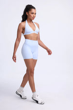 DIAS FIT JOY -Neck Hanging Neck Naked Feeling Yoga Bra for Running Fitness Cycling - Breathable Comfortable Sports Bra for Women