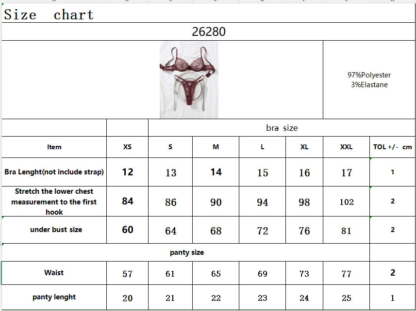 Deep Brown Lace Sexy Deep V Bra And G-string Transparent Hollow Design Women's Underwear Set Costume/Intimate Wear