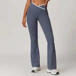 Bell-bottoms Tights Yoga Leggings Women Fitness Leggings Running Cycling Pants Sports Leggings High Waist Workout Gym Clothing