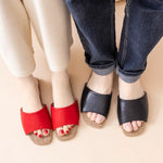 2026 New Breathable Linen Slippers For Women Men Spring Summer House Shoes Soft PU Leather Anti-slip Couples Home Floor Slides