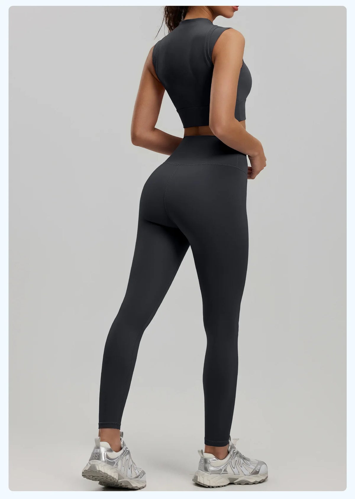 Women's Yoga Tank Top Highly Stretchy, Slightly High-Neck Sports Bra with Built-In Cups Lifts and Shapes The Bust Sexy Fitness