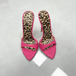 Sexy 12cm high heels shoes women slippers pointed toe dress dating party fashion sexy women sandals handmade plus size