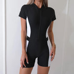 2023 New One Piece Swimsuit Women Floral Long Sleeve Swimwear Zipper Surfing Monokini Push Up Body Suit Beachwear Bathing Suit