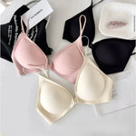 Thin Breathable Halter Bra for Women Backless Beauty Back Underwear Push Up Gather Side Breast Anti Sagging Lingerie 2026