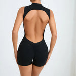 Sports Jumpsuit Woman Gym One Pieces Fitness Overalls Short Female Overall Sportswear Summer Body Sexy Clothes for Women Outfits