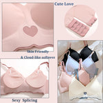 Seamless Invisible Cute Bra For Women Sexy Lingerie Deep Vneck Push Up Bra Wire Free Brassiere Bra Removable Pads Bralette Bra