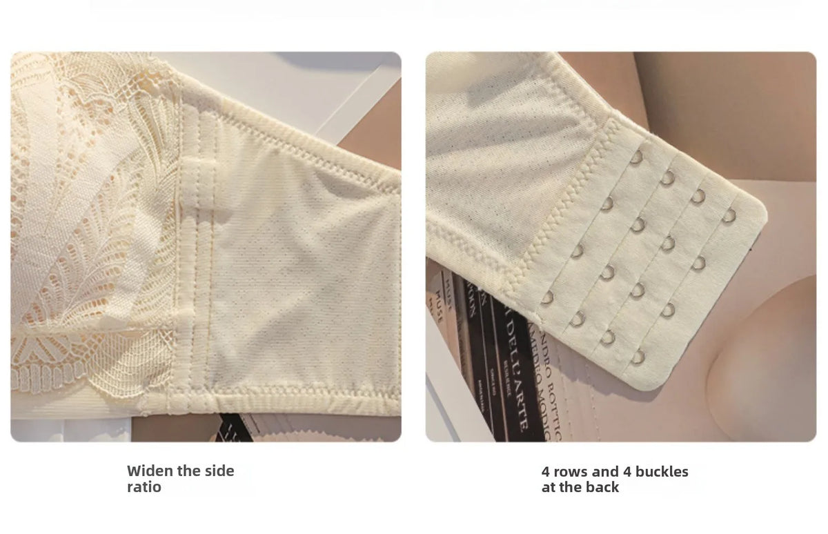 MOYISU Strapless Bra Women with Large Breasts and Small Non-slip Pull-up Breast Anti-sag Summer Slim Bra