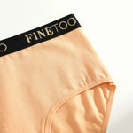 Finetoo 3Pcs Women's Seamless Cotton Briefs Women Plus SizePanties Breathable Underwear Female Low Waist Soft Lingerie S-XXL