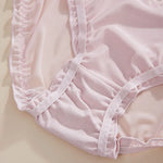 1 Pcs Sexy Hollow Lace Mesh Panties Women Summer Breathable Underwear High Waist Briefs Seamless Comfort Silk Fabric Underpants