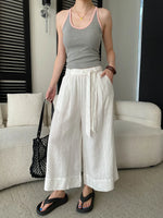 Sports vest U-neck slim fit camisole bottoming T-shirt
