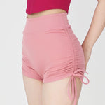 High-Waisted Women's Yoga Fitness Shorts Sexy Drawstring Tied Three-Part Sports Hot Pants for Fitness And Exercise