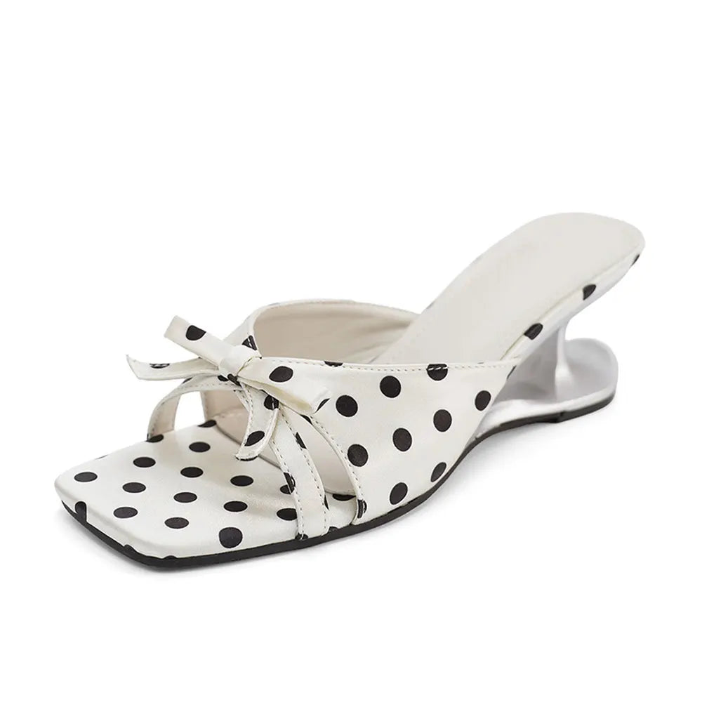Y2K PVC Transparent Designer Sandals Women Shoes Slip On Hollow Wedge Slide Mules Beach Vacation 6cm Comfortable Walking Heels