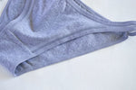 5Pcs/Set Cotton Panties Women Low Rise Briefs Solid Color Underwear Comfort Breathable Underpants M-XL Sexy Lingerie