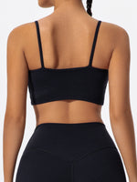 Hearuisavy Summer Ultra-Soft Fabrics Sports Bra Gym Top Women Push Up Workout Quick-Dry Yoga Top Sportswear Fitness Underwear