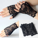 Summer Driving Sunscreen Lace Gloves Women Sailor Dance Gloves Long Fingerless Ladies Sexy Fishnet Gloves Mesh Mitten Handschoen