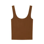Women's Casual Fashion Strap Simple Versatile Round Neck Camisole Top Fashion Style Backless Deep V Sleeveless top elegant WBG2