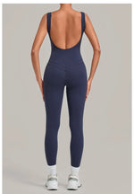 Women's Seamless Yoga Jumpsuits Fitness Sports Hip-lifting Beauty Back Sleeveless One-Piece Training Workout Running Bodysuits