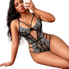 Sexy Bodysuit Lingerie Women Wedding Night Underwear Babydoll Dress Lace Hollow Bra See-through Bodysuit Nighty Exotic Pajamas