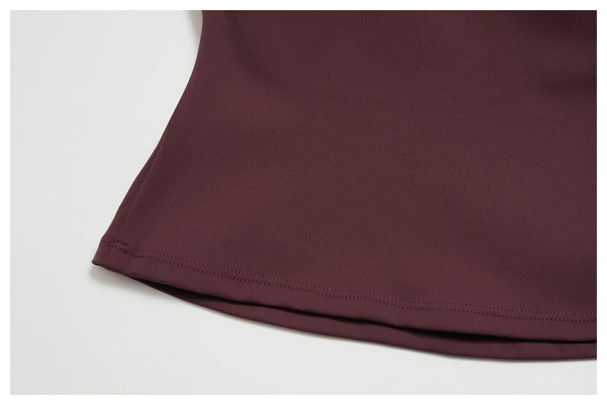 Gym Workout Yoga Sets Women Square Neck Slimming Sports Tank Top Fitness Gym Suit Outdoor High Waist Flare Pants Two-piece Set