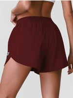 Breathable Yoga Tennis Shorts Women Anti Glare Belt Lined Sports Pants Outwear Quick Drying Training Running Fitness Shorts