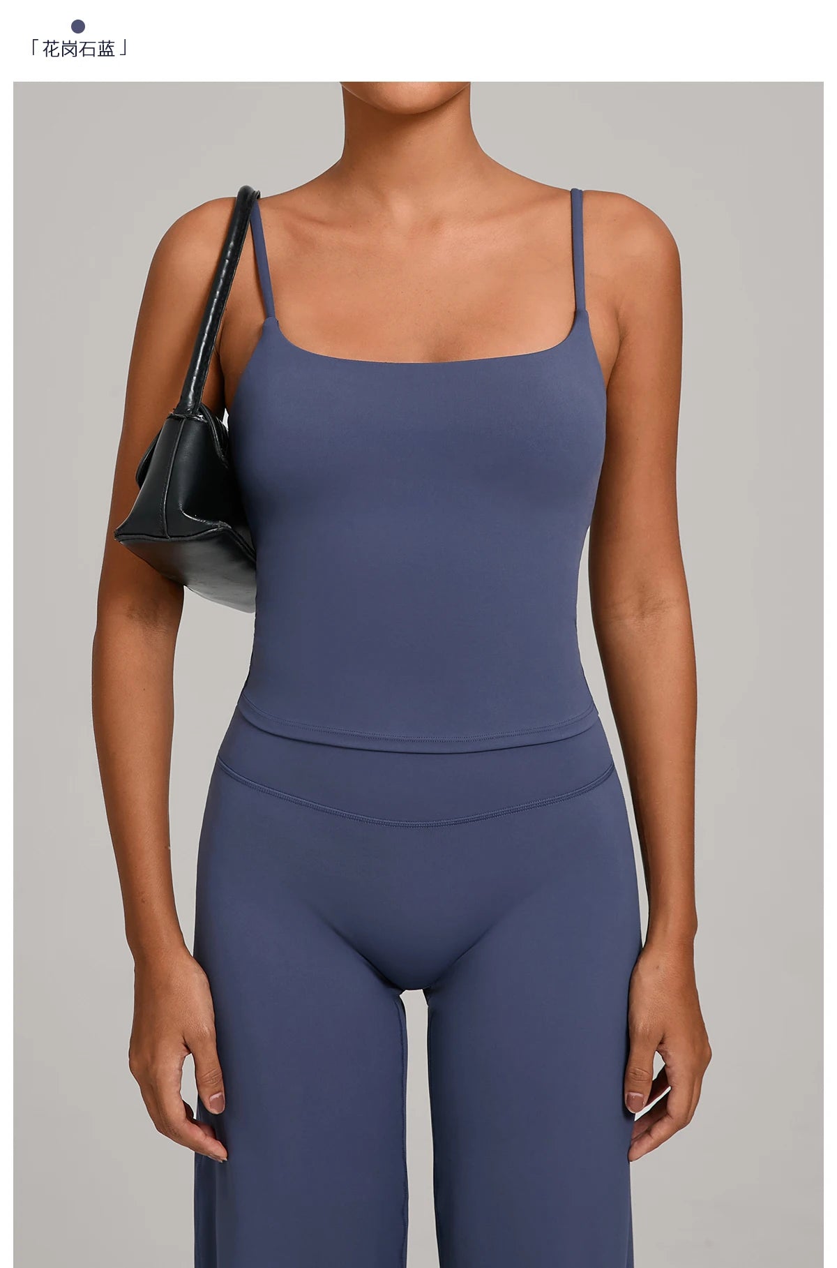 GYM Tank Top With Built In Bra women's Yoga clothing running Square Neck fitness vest beautiful back sports Workout