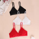 3 Piece Set Of Women'S Breastfeeding Underwear Comfortable Without Steel Rings And Anti Sagging Gathering Breastfeeding Bra
