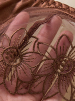 Lafis Sexy and Alluring Floral Embroidery Women's Underwear Set - Alluring Sexy Two-Piece Bra and Underwear Set ZA825126
