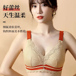 Women's Plus Size Minimizer Bra Full Coverage Lingerie Wire Free Push Up Bra for Femme Brest Pumping Underwear Plus Size 44 46DE