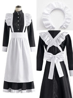 Cafe Lolita Dress Maid Costumes Cosplay Naughty Animation Show Sexy Waitress Outfit Exposed Chest Bow Ties Skirt Ball Gowns Plus