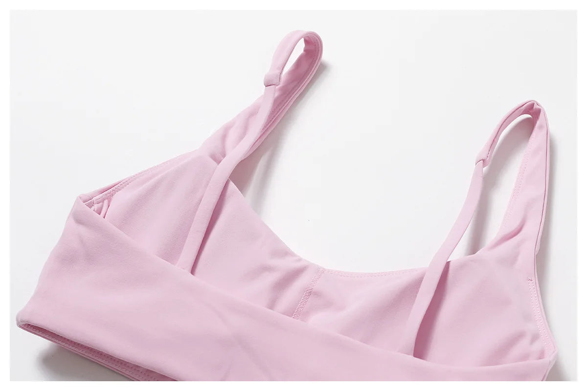 Women Underwear Sports Bras For Fitness Yoga Running Jogging Gym Wear Stretch Padded Sling Sport TopAthletic Vest Yoga Bra