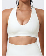 Hearuisavy Summer Women Sports Bra Pilates Yoga Bra Gym Underwear Running Shock Proof Breathable Quick-Dry Fitness Top For Girls
