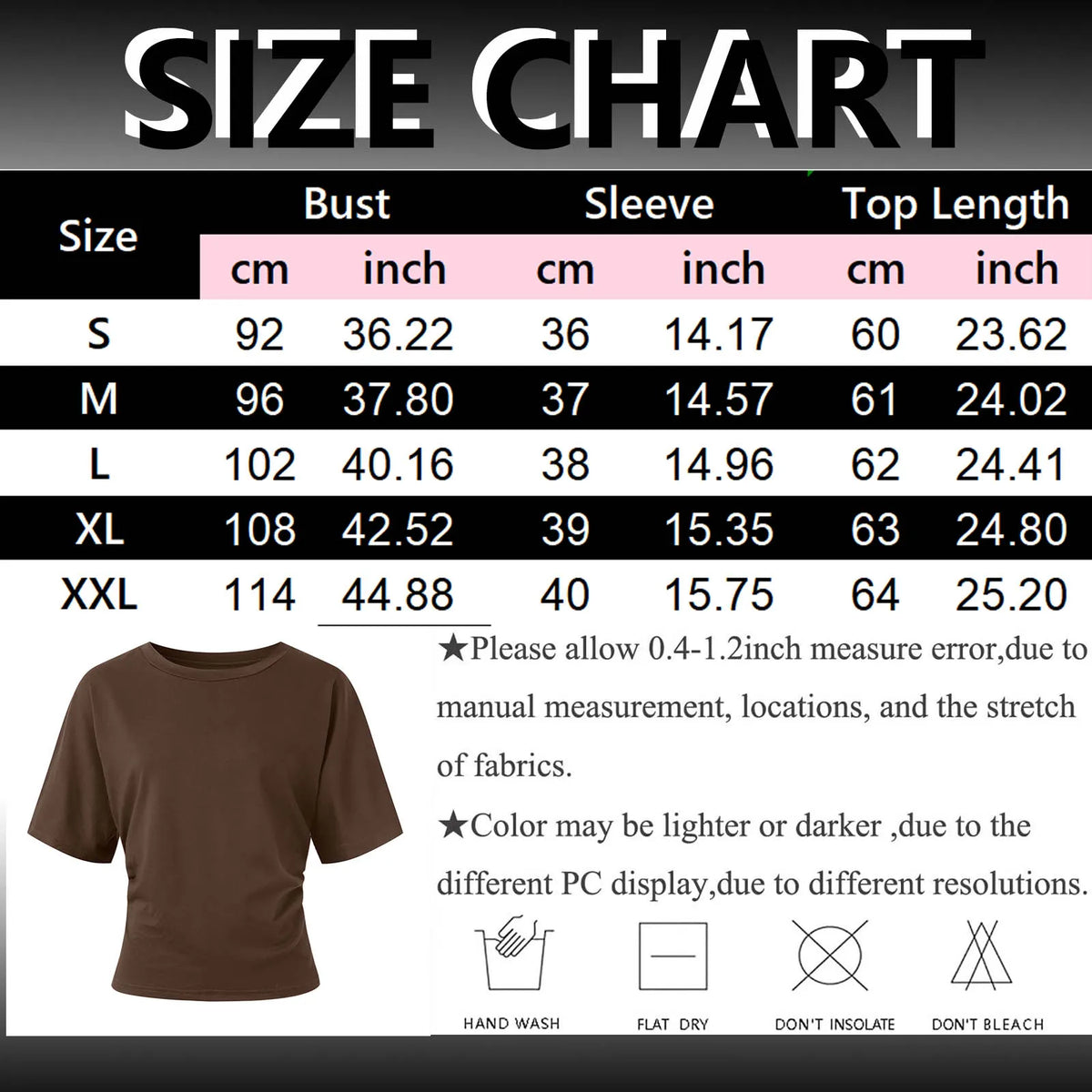 Y2k Solid Cotton O-Neck Ruched Waist Short Top Women Short-Sleeved Loose T-Shirt Causal All-Match Short Summer Basic T Shirts