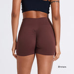 DIAS FIT JOY Women's Sports Shorts Gym High Elasticity Tight Fitting High Waist Running Quick Drying Yoga Pants Hot Pants