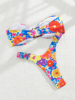 2024 Sexy Push Up Women Swimsuits Micro Bikini Female Swimwear Brazilian Bikini Set Thong Biquini Swim Suits Print Beachwear
