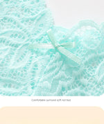 Women's Briefs Sexy Lace Mesh Panties Perspective Underwear Low Waist Solid Color Briefs Breathable Intimates Female Lingerie