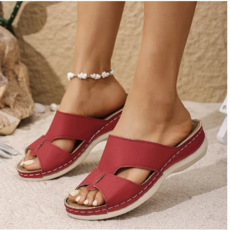 Sandals Shoes Women Summer Beach Women's Sandals Open Toe Women Shoe Non-Slip Walking Shoes Slides Footwear Female Slipper
