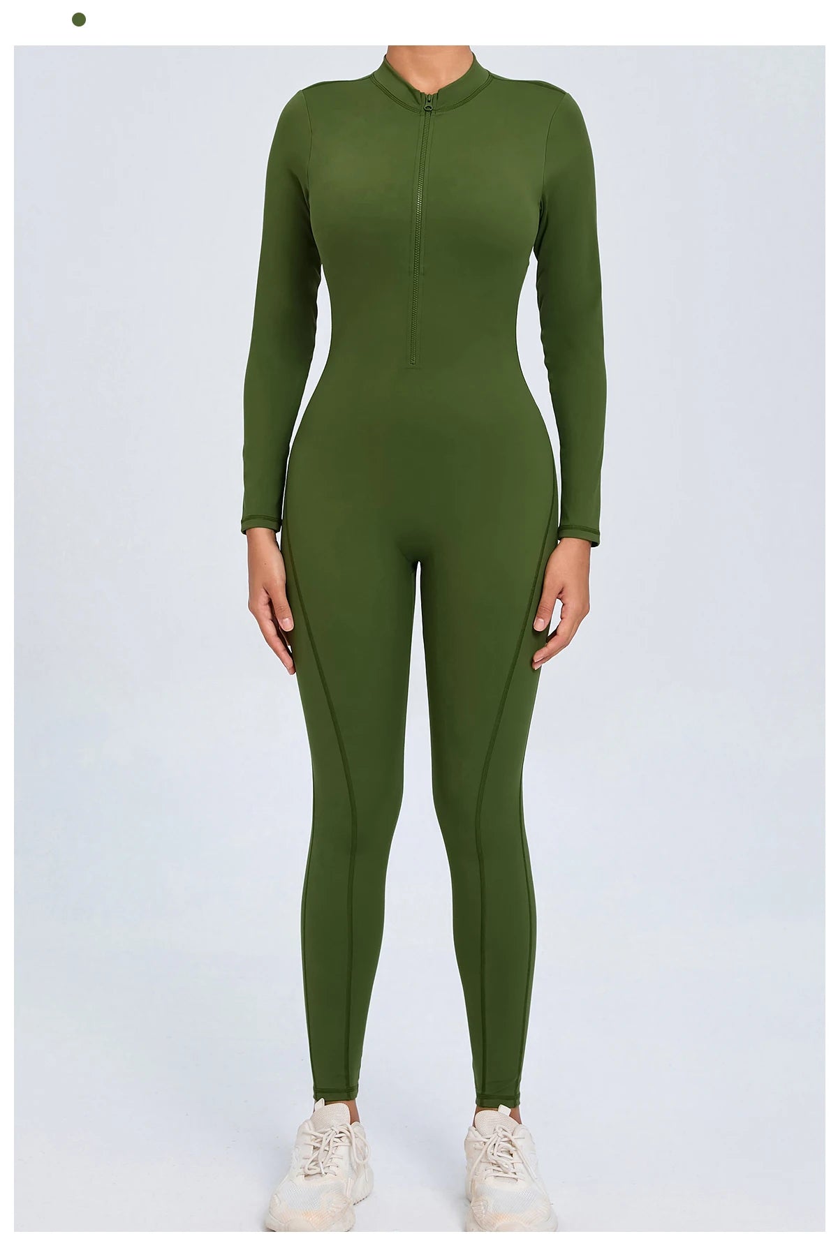 Women Sportwear Yoga Jumpsuit Zip Long Sleeve Back Open Outfit Fitness Tracksuit Tight One-piece Gym Overalls Sports Bodysuit