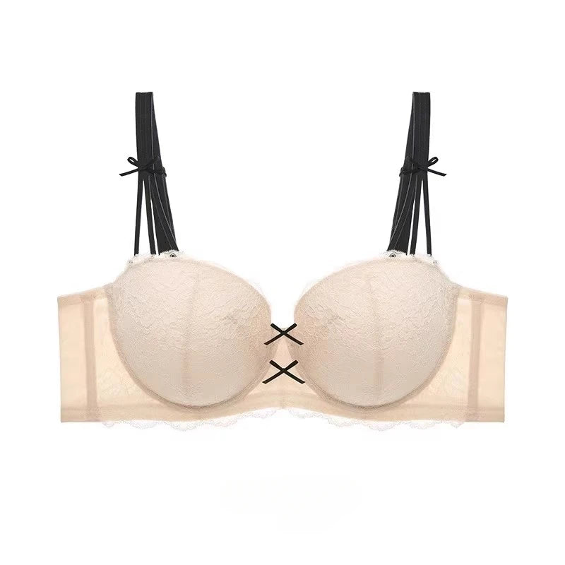Big Chest Appears Smaller Thin Large Sizes Bra Gather Fold The Accessory Breast To Prevent Sagging Adjustable Text Bra SWD9013a