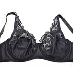 Bras For Womens Lingerie Floral Lace Bra Underwire Sexy Brassiere Perspective Plus Size BH Female Underwear Tops