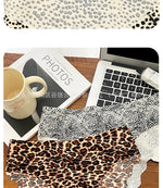 1pcs Seamless Panties Ladies Leopard Print Sexy Underwear Zebra Stripe Briefs Ice Silk Panty Invisible No Trace Solid Underpants