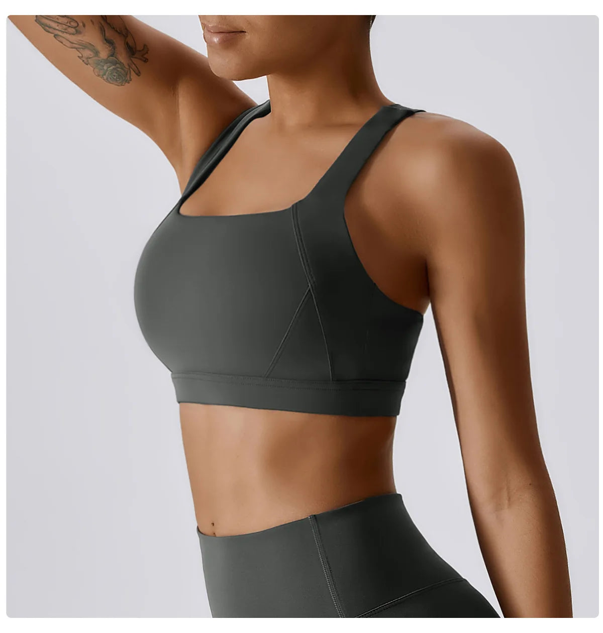 Crossed Shoulder Strap Yoga Bra Chest Pad Running Sports Bra Gym Top Women Stretch Pull Up Underwear Women Vest Fitness Tank Top