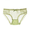 Cute Bowknot Girl's Knickers Transparent Mesh Yarn Ladies Panties Elastic Ruffled Edge Seamless Cotton Crotch Women's Brieifs