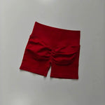 Women's High-Waisted Yoga Sports Shorts Summer Stretch Hip-Lifting Abdominal-Tightening Fitness Three-Part Shorts