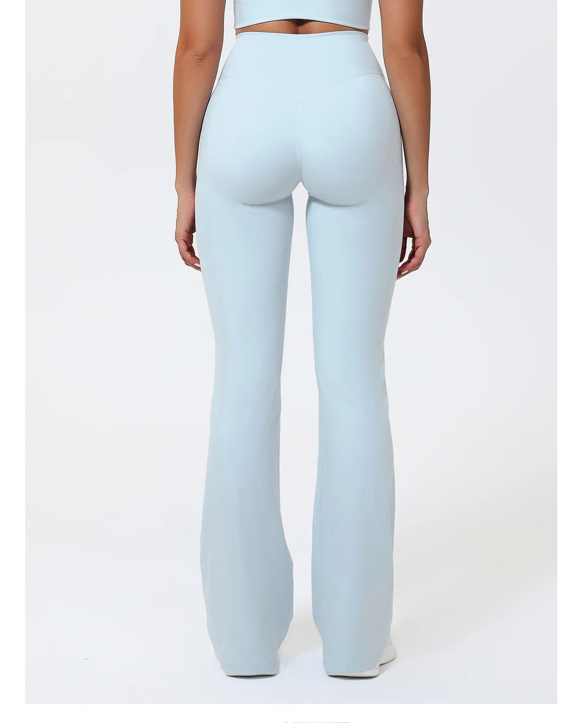 Hearuisavy Summer Woman Workout Flared Pants Leggings Pilates Fitness Trousers High Waist Butt Lifting Yoga Bell-Bottom Pants