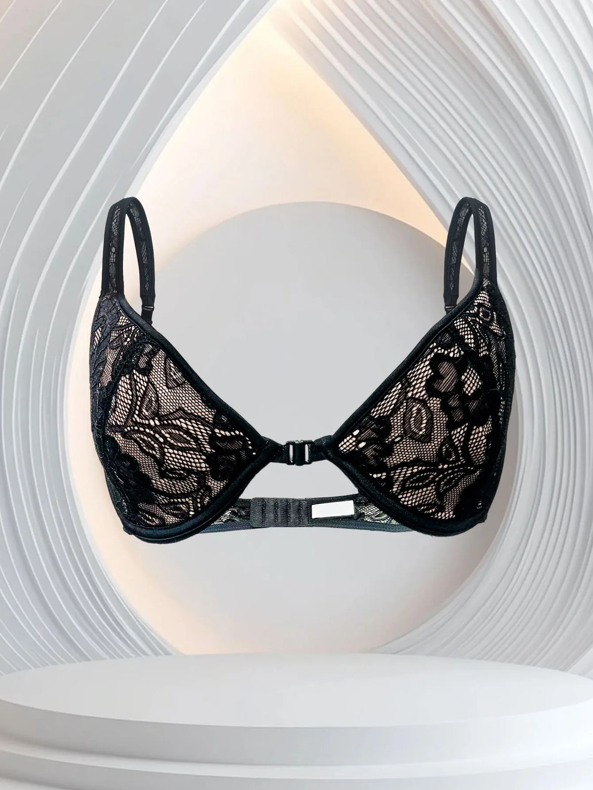Ladies' sexy lace Front-Closure bra Women's Front Close Lace Underwire Bra Lingerie Elegant Sexy Front Hook plus size Bra