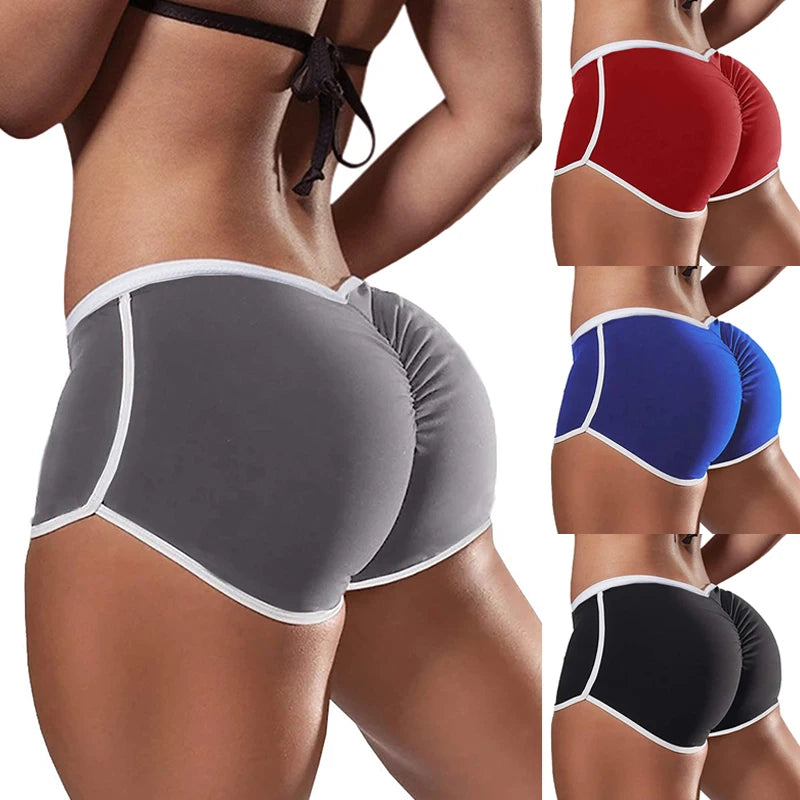 Causal Yoga Shorts Shorts for Women Summer Sports Fitness Skinny Slim Shorts Low Waist Stretchy Gym Clothing Short Pants