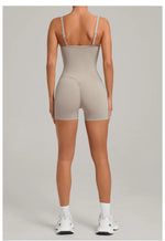 Outdoor Backless Yoga One Piece Suit Women Multiple Wearing Methods Sleeveless Slim Fit Pocket Stretch Sports Fitness Jumpsuit