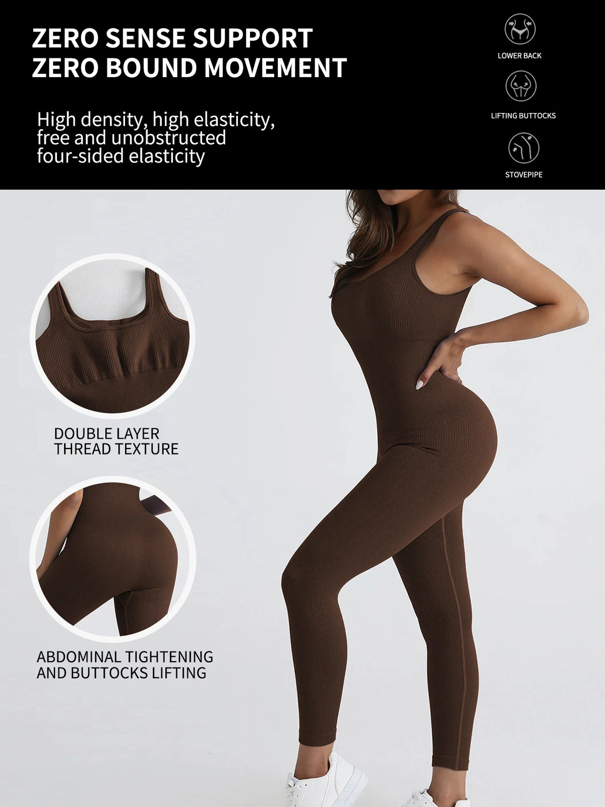CZGUKE Women's Sportswear Yoga Set Integrated Sportswear Women's Gym Fitness Suit Fitness Stretch One Piece Yoga Suit