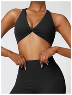 Push Up Gym Top Women Pleated Design Sports Bra Women Sexy Yoga Bra Running Yoga Clothes Women Fitness Workout Brassiere Women